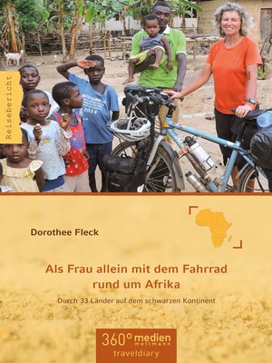 cover image of Als Frau allein mit dem Fahrrad rund um Afrika